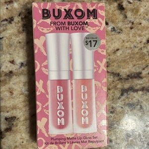 New in Box Buxom Plumping Matte Lip Gloss Duo - Dolly and Chill Night